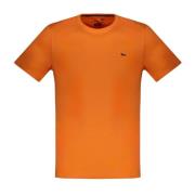 T-Shirt Korte Mouwen Mannen Oranje Harmont & Blaine , Orange , Heren