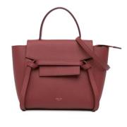 Pre-owned Leather celine-bags Celine Vintage , Red , Dames