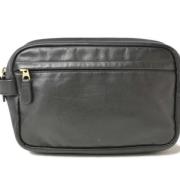 Pre-owned Leather clutches Coach Pre-owned , Black , Dames