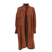 Pre-owned Fabric outerwear Fendi Vintage , Brown , Dames