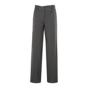 Dubbele Riem Broek Federica Tosi , Gray , Dames