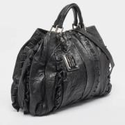 Pre-owned Leather handbags Dolce & Gabbana Pre-owned , Black , Dames