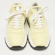 Pre-owned Nylon sneakers Prada Vintage , Yellow , Dames