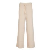 Beige Wollen Broek Saint Barth , Beige , Dames