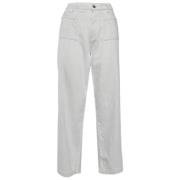 Pre-owned Cotton bottoms Armani Pre-owned , White , Dames