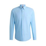 Casual Overhemd Hugo Boss , Blue , Heren