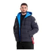 Heren Verbier Puffer Jas Afterlabel , Blue , Heren