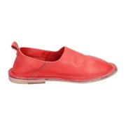 Vintage Leren Loafers voor Vrouwen Moma , Red , Dames