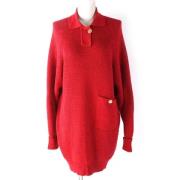 Pre-owned Cotton dresses Chanel Vintage , Red , Dames