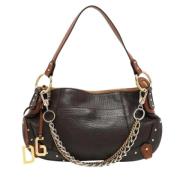 Pre-owned Leather shoulder-bags Dolce & Gabbana Pre-owned , Brown , Da...