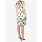 Pre-owned Silk dresses Celine Vintage , Beige , Dames