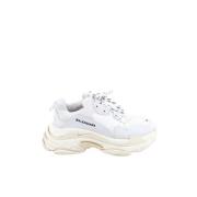 Pre-owned Fabric sneakers Balenciaga Vintage , White , Heren