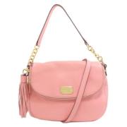 Pre-owned Leather handbags Michael Kors Pre-owned , Pink , Dames