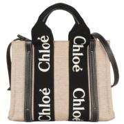 Pre-owned Canvas handbags Chloé Pre-owned , Beige , Dames