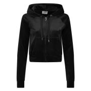 Zwarte Madison Hoodies voor Vrouwen Juicy Couture , Black , Dames