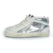 Leather sneakers Golden Goose , Gray , Dames