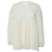 Pre-owned Lace tops Chloé Pre-owned , White , Dames