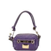 Pre-owned Leather shoulder-bags Dolce & Gabbana Pre-owned , Purple , D...