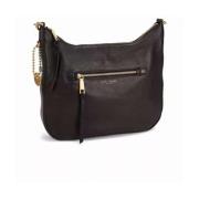 Stijlvolle Leren Tas Marc Jacobs , Black , Dames