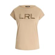 T-Shirt Ralph Lauren , Beige , Dames