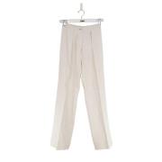 Pre-owned Cotton bottoms Acne Studios Pre-owned , White , Dames