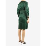 Pre-owned Cotton dresses Celine Vintage , Green , Dames