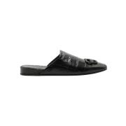 Leather sandals Balenciaga , Black , Dames