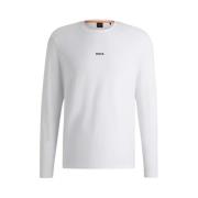 Casual T-shirt voor mannen Hugo Boss , White , Heren