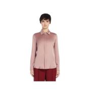 Zijden Overhemd - Array - Large Max Mara , Pink , Dames