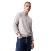 Heren Monogram Crewneck Sweatshirt Calvin Klein Jeans , Gray , Heren