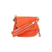 Pre-owned Leather shoulder-bags Tom Ford Pre-owned , Orange , Dames