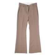 Elegante Bootcut Pantalon met Wijde Pijpen Nine In The Morning , Brown...