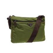 Pre-owned Nylon prada-bags Prada Vintage , Green , Dames