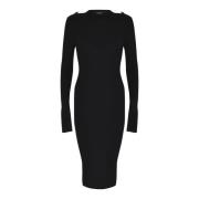 Elegante Jurken Collectie Dondup , Black , Dames