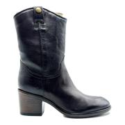 Stijlvolle enkellaarzen voor herfst/winter Mjus , Black , Dames