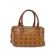 Pre-owned Fabric handbags MCM Pre-owned , Brown , Dames