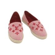 Pre-owned Cotton sneakers Louis Vuitton Vintage , Red , Dames