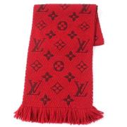 Pre-owned Wool scarves Louis Vuitton Vintage , Red , Dames