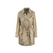 Pre-owned Fabric outerwear Moncler Pre-owned , Beige , Dames