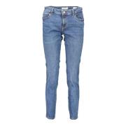 Denim Skinny Jeans Blauw Gewassen Effect Guess , Blue , Dames