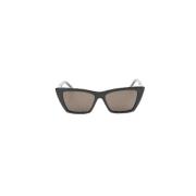 Pre-owned Fabric sunglasses Yves Saint Laurent Vintage , Black , Dames