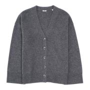 Luxe Cashmere Vest in Donkergrijs Aspesi , Gray , Heren