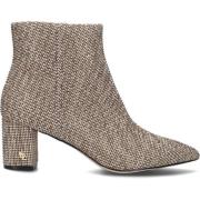 Beige Fabric Enkellaarsje met Gouden Studs Kurt Geiger , Yellow , Dame...