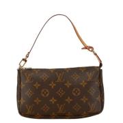 Pre-owned Canvas louis-vuitton-bags Louis Vuitton Vintage , Brown , Da...