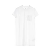 Pre-owned Cotton dresses Hermès Vintage , White , Dames