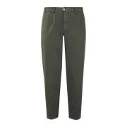 Platte buikbroek in twill katoen Briglia , Green , Heren