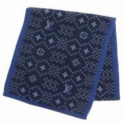 Pre-owned Cashmere scarves Louis Vuitton Vintage , Blue , Dames