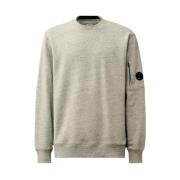 Katoenen Gaas Crewneck Sweatshirt C.p. Company , Gray , Heren