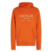 Bonfire Orange Hoodie Tommy Hilfiger , Orange , Heren