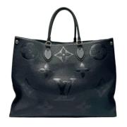 Pre-owned Leather louis-vuitton-bags Louis Vuitton Vintage , Black , D...